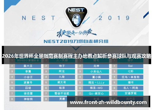 2026年世界杯全景指南赛制赛程主办地看点解析参赛球队与观赛攻略